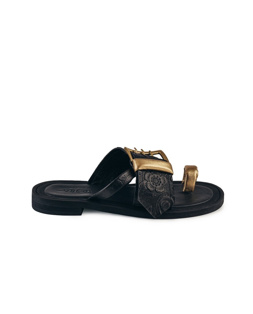 Sandália V1905 Preto Preto-1