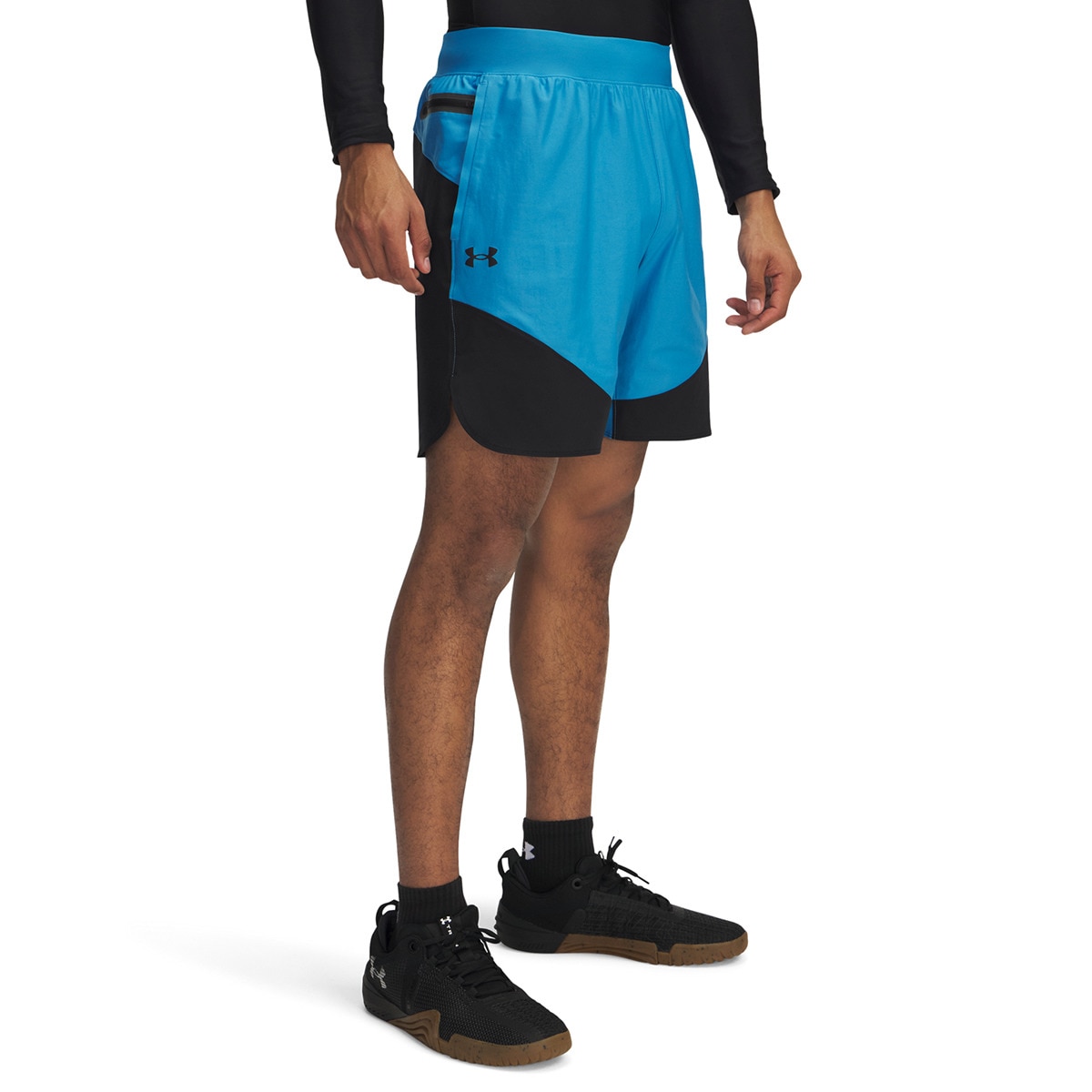 Calções de Homem UA Vanish Elite Hybrid Short Azul-1