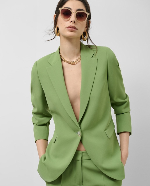Imagen 0 de Blazer de mujer un botón crepé