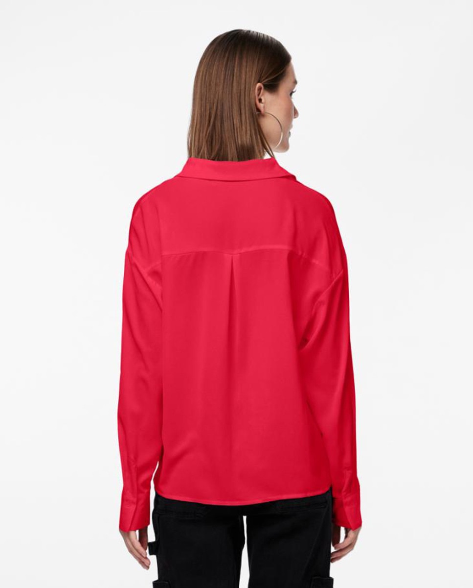 Camisa básica Vermelho-2