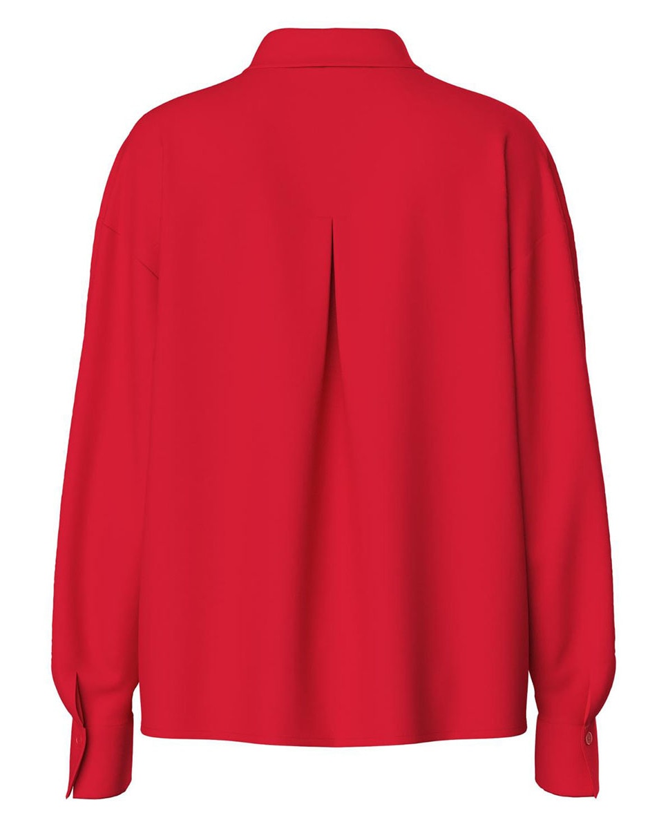 Camisa básica Vermelho-6