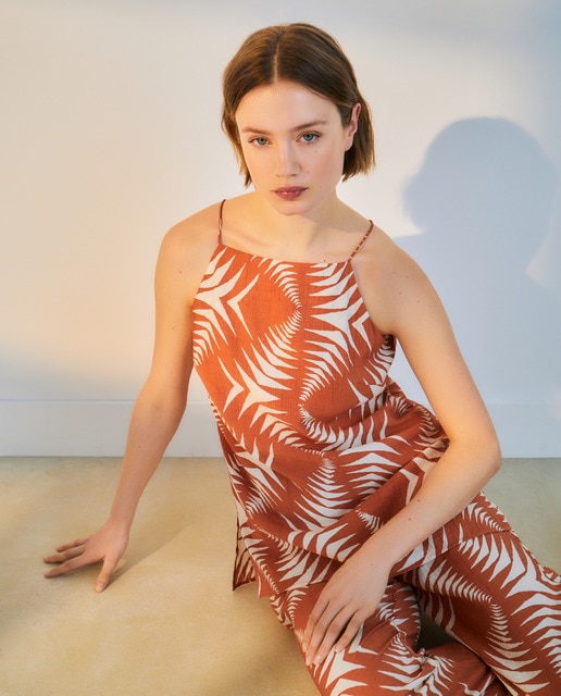 Imagem 0 de Blusa de Viscose Estampada