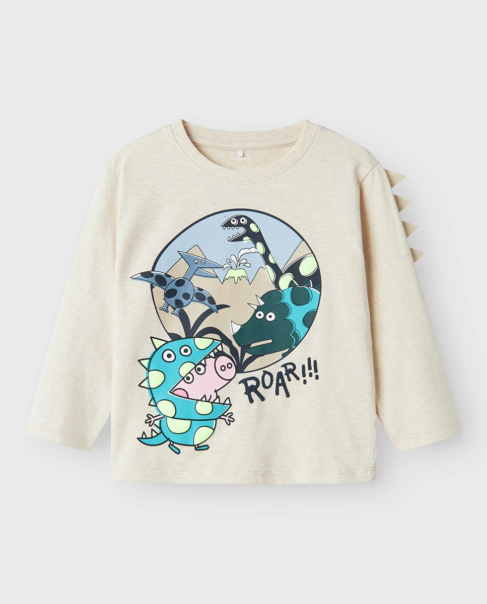 T-shirt Peppa Pig Bege-1