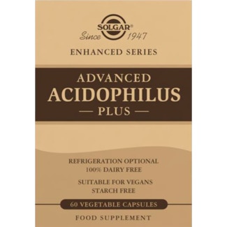 Acidophil Plus Advanced embalagem 60 unidades - Solgar
