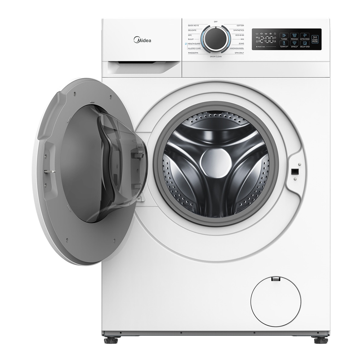 Máquina de Lavar Roupa Midea MF110W70BA10/W-ES Carga Frontal, Power Mix, de 7 Kg e 1400 rpm - Branco Branco-3