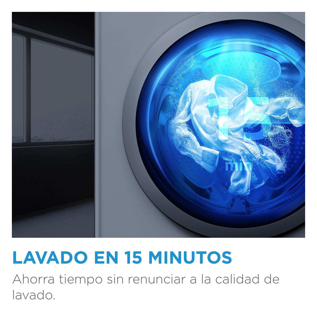 Máquina de Lavar Roupa Midea MF110W70BA10/W-ES Carga Frontal, Power Mix, de 7 Kg e 1400 rpm - Branco Branco-9