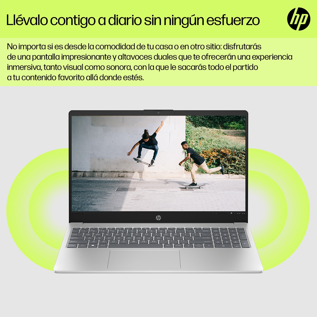 Portátil HP 15-fd0166ns, Intel N100, 8GB, 256GB SSD, 15,6", W11 Plata-7