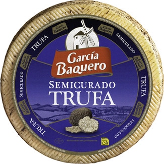 queso semicurado con trufa pieza 3 kg peso aproximado - Garcia Baquero