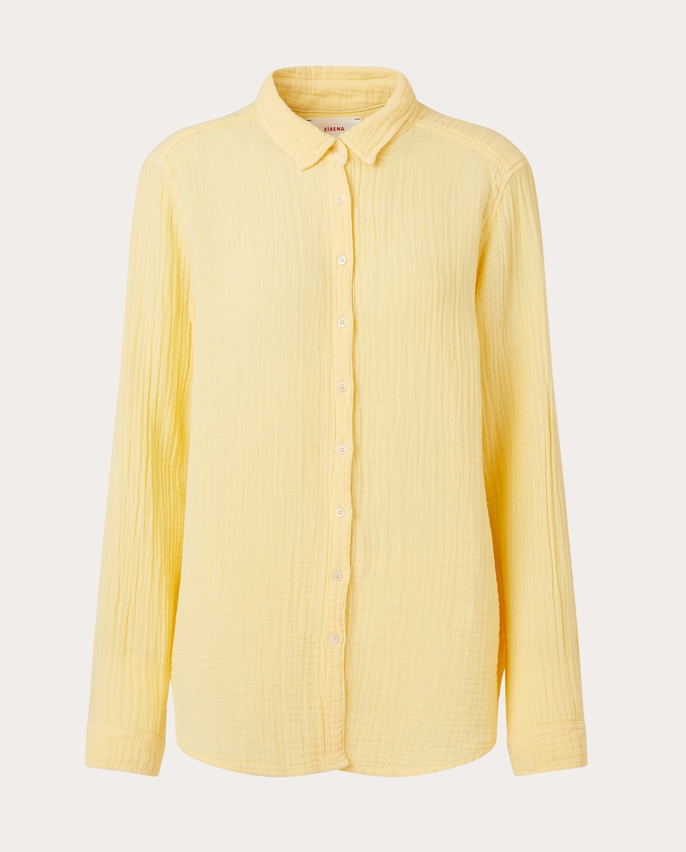 Camisa Scout de algodón Amarillo-1