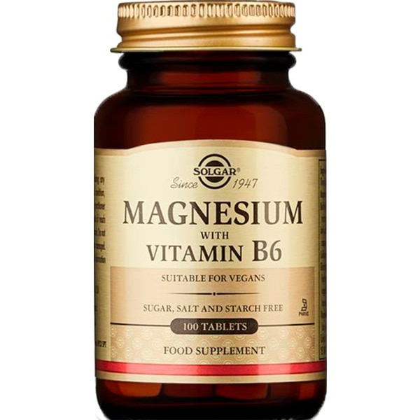Magnésium e Vitamina B6 embalagem 100 comprimidos