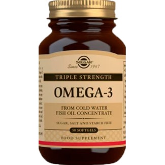 Omega 3 Triple Strenghth embalagem 50 comprimidos - Solgar