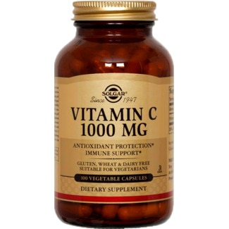 Viatmena C 1000mg embalagem 100 comprimidos - Solgar