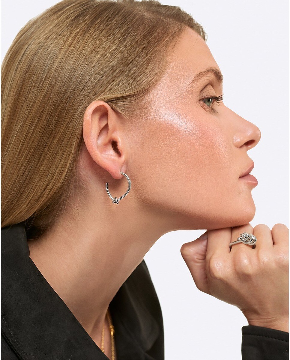 Brincos Hoop Averie - Silver 2