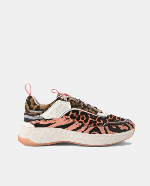Imagem 0 de Sapatilhas com Animal Print de Zebra Colorido