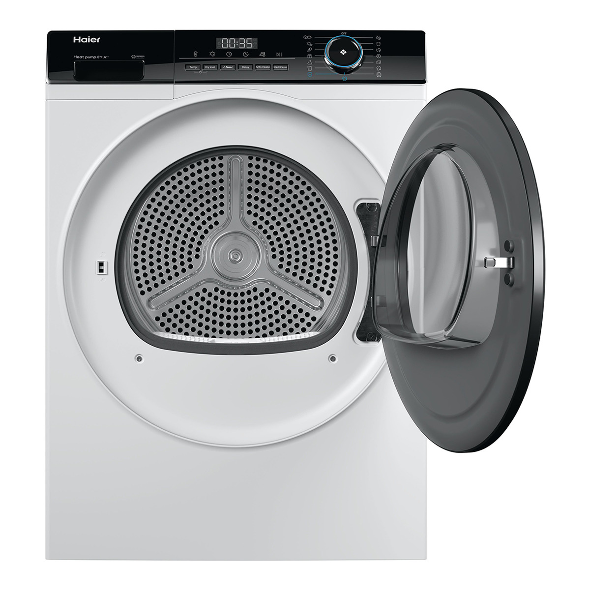 Secadora Haier 8 kg, condensación, Bomba Calor I-Pro Series 3 - HD80-A2939-S Blanco-4