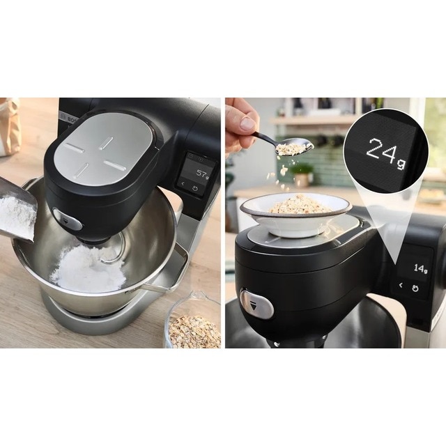 Robot de Cozinha Bosch Serie 6 MUMS6ZS00 com Balança, de 1600 W e Capacidade de 5,5 Litros - Preto e Aço Inoxidável Preto / Inox-4