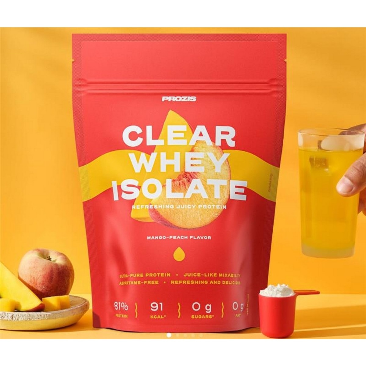 Proteína Hidrolisada Clear Whey Isolate Manga e Pêssego - 500g 1