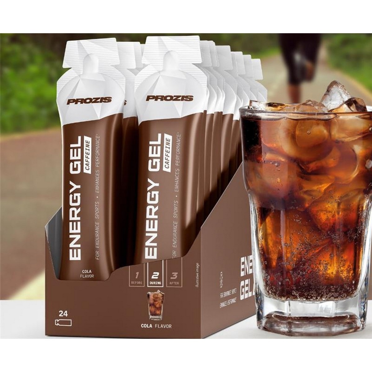 Energy Gel Cola + Cafeína - 50g 1