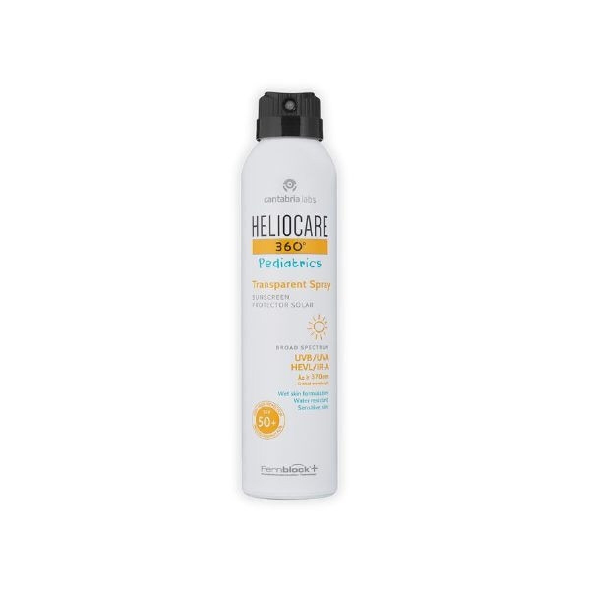 Protetor Solar Heliocare 360º Pediátrio Spray Transparente SPF50+ 1