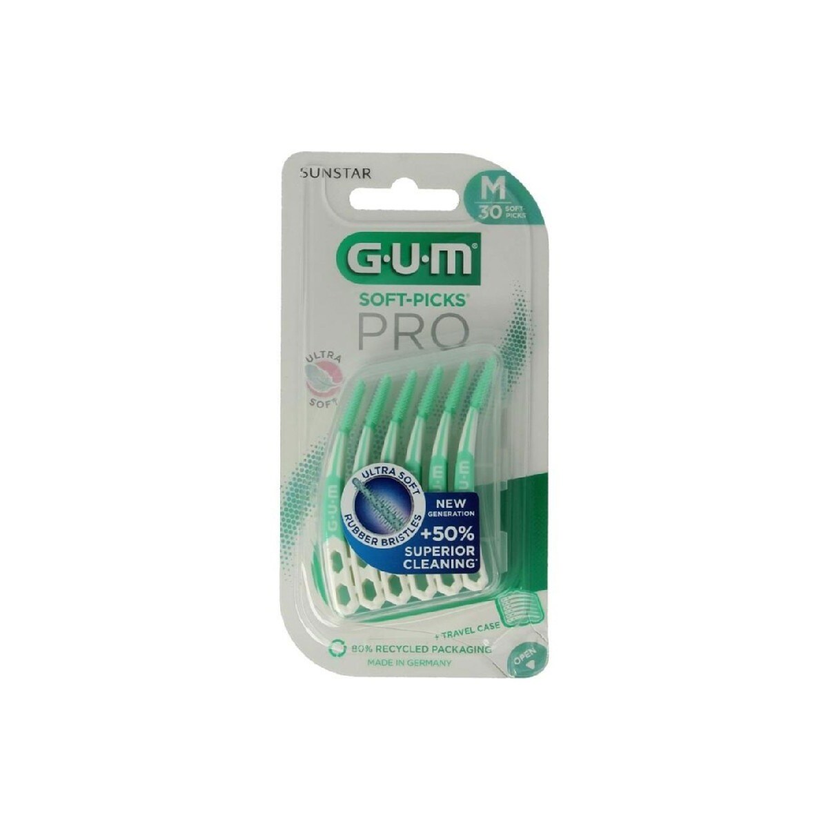 Soft-Picks Pro Gum Muito Suaves Tamanho Médio 1