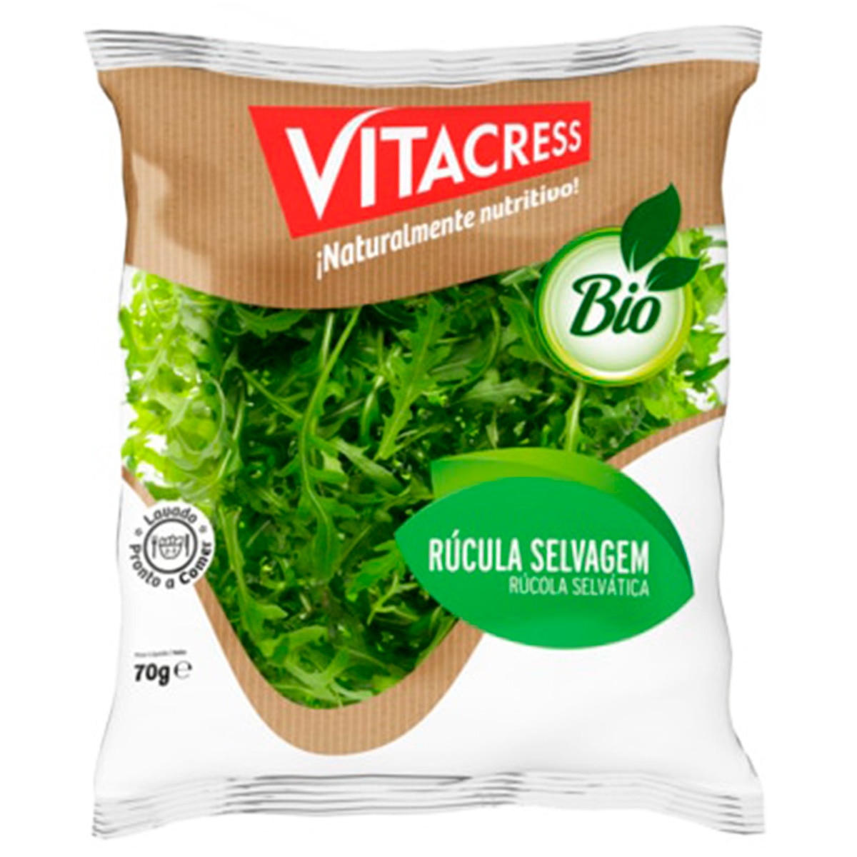 Rúcula Selvagem Biológica embalagem 70 g