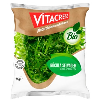 Rúcula Selvagem Biológica embalagem 70 g - Vitacress
