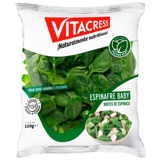 Espinafres embalagem 150 g - Vitacress
