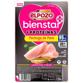 Peito de Perú  Sem Gordura + Proteínas embalagem 120 g - Elpozo Bienstar