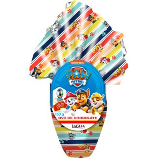 Lacasa Ovo de Chocolate Patrulha Pata com Surpresa embalagem 150 g