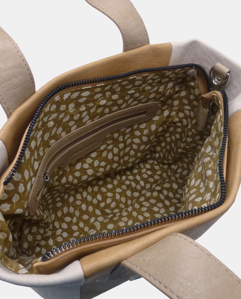Mala Shopper com Alça Amovível Camel-3