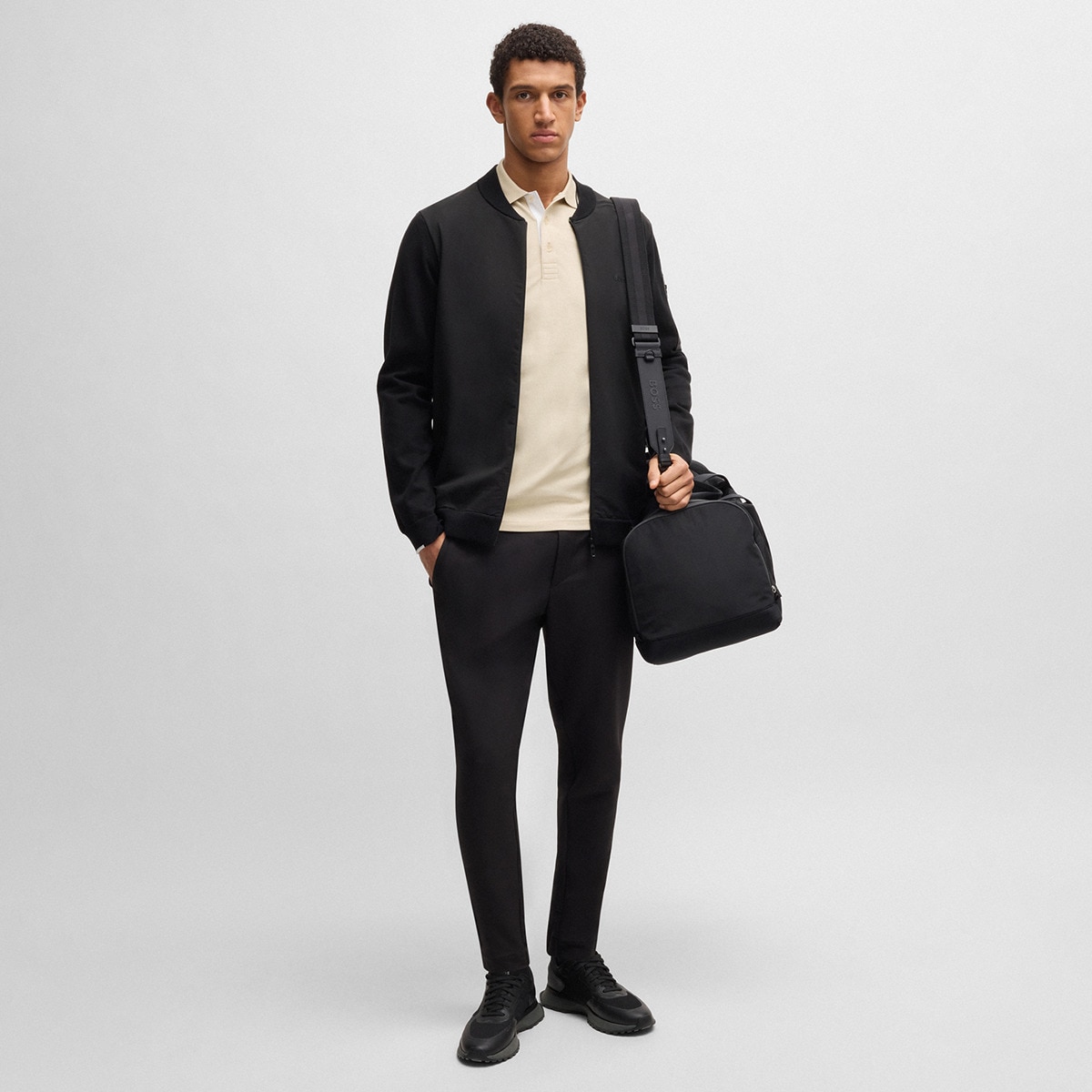 Polo de Golf de Homem Paul Pro Bege-4