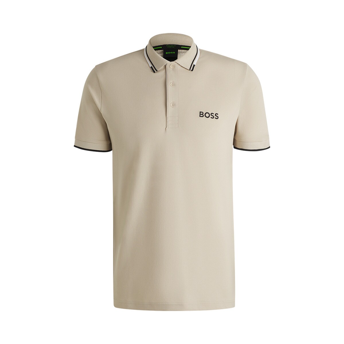 Polo de Golf de Homem Paul Pro Bege-5
