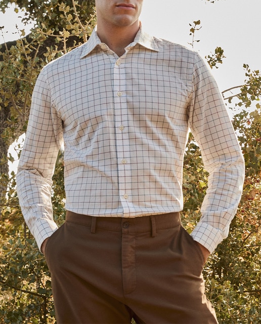 Imagen 0 de Camisa cuadros grandes de hombre