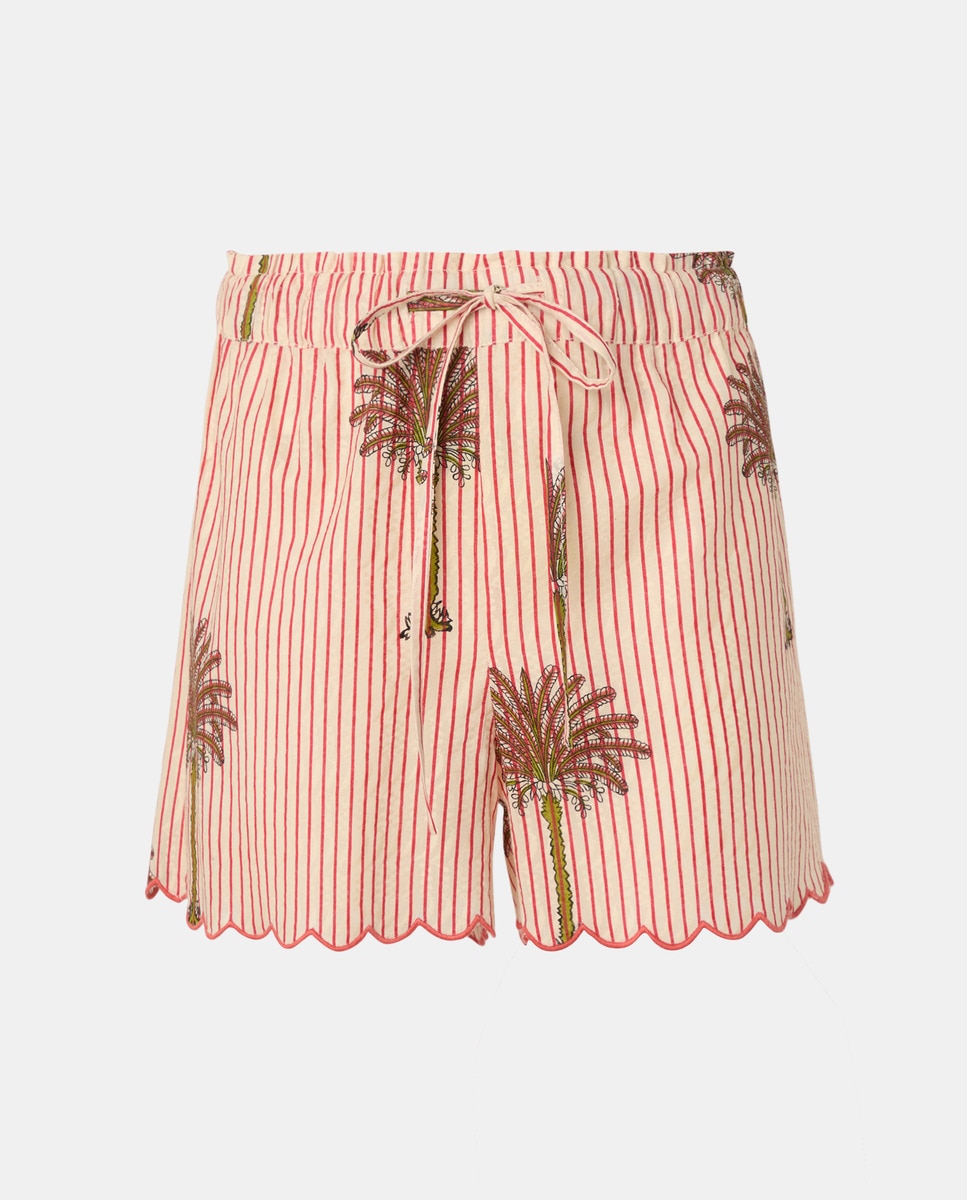 Conjunto de Praia com Detalhes de Laços 600 Vermelho-4