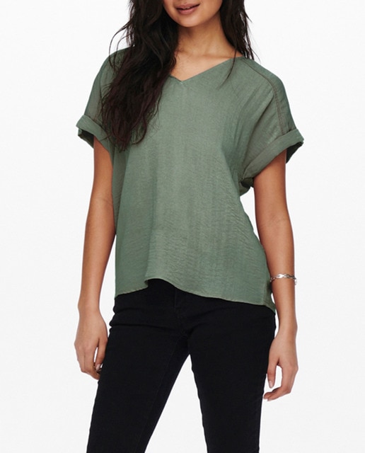 Imagen 0 de Camiseta de mujer básica de manga corta.