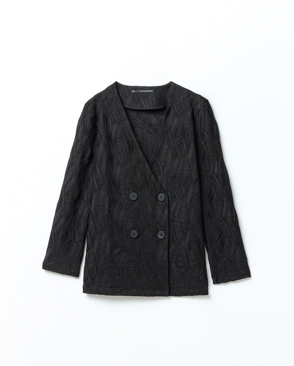 Blazer com Estrutura Preto-4
