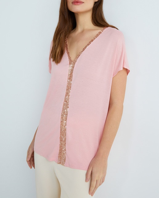 Imagen 0 de Camiseta manga caída de mujer