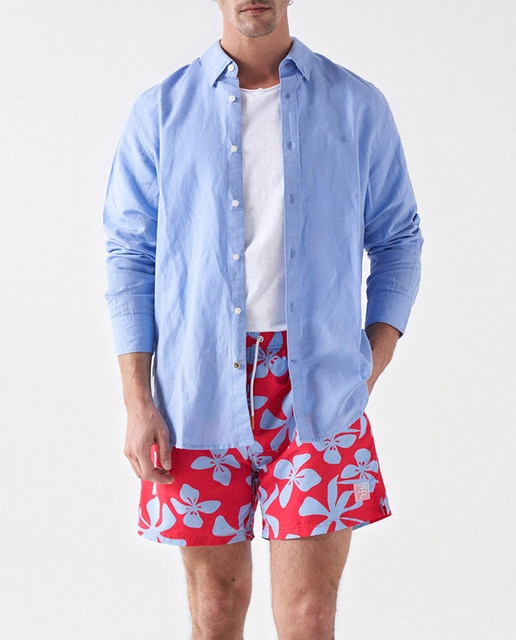 Imagen 0 de Bañador de hombre estampado floral