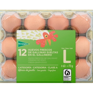 Ovos Classe L embalagem 12 unidade - El Corte Inglés