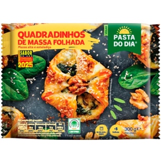 Massa Folhada em Quadradinhos embalagem 300 g - Pasta Do Dia