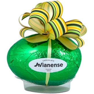 Ovo Pequeno de Chocolate com Laço Luxo embalagem 65 g - Avianense