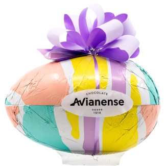 Ovo Gigante Laço Luxo embalagem 350 g - Avianense
