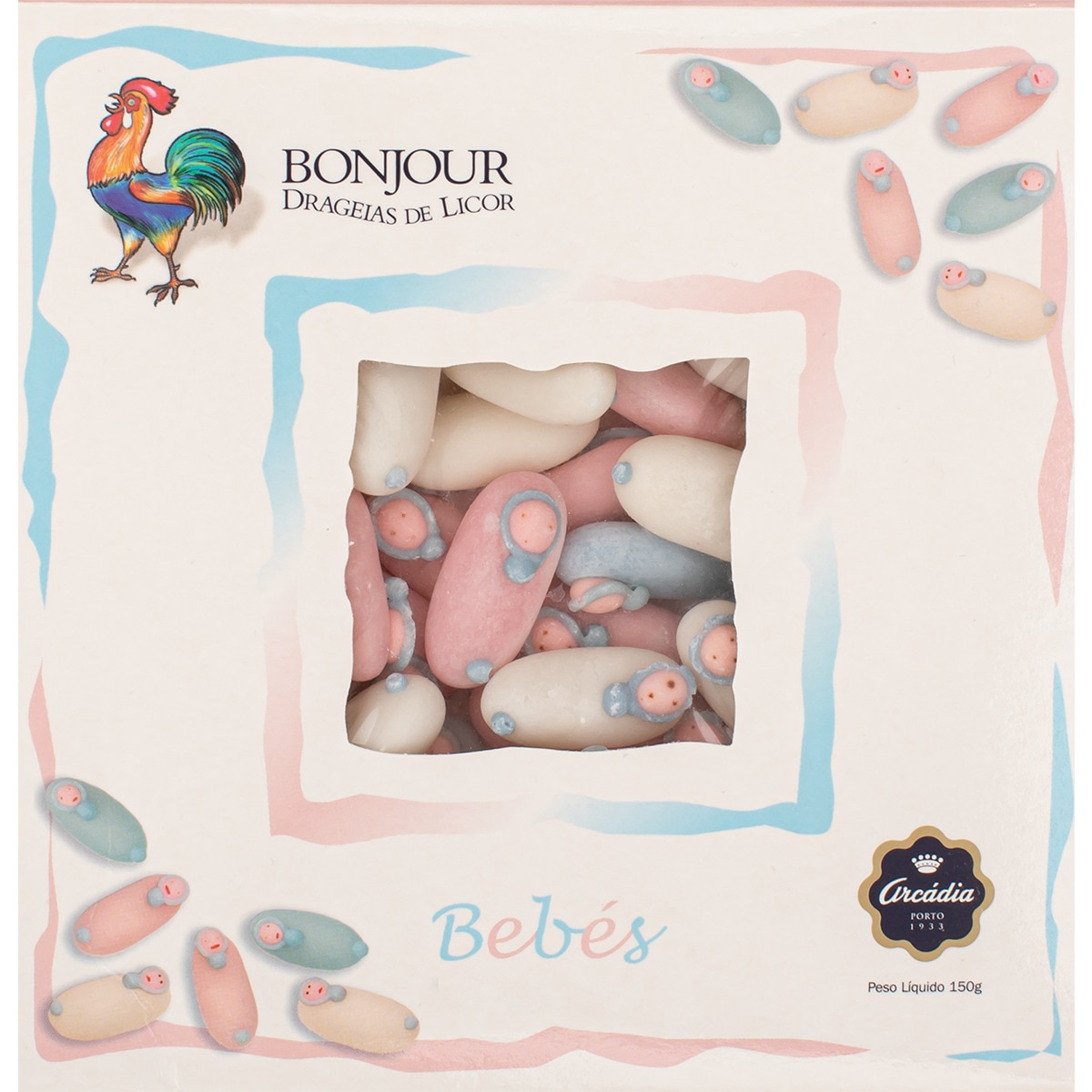 Drageias de Licor Bebes embalagem 150 g