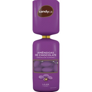 Amêndoas de Chocolate Lilás embalagem 160 g - Candycat