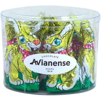 Coelho de Chocolate embalagem 40 g - Avianense