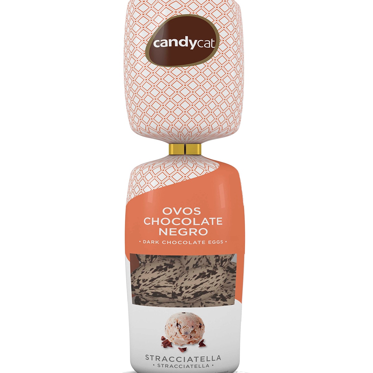 Ovos de Chocolate de Stracciatela embalagem 152 g