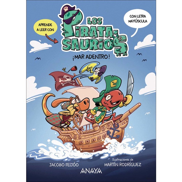 Imagem 0 de ¡Mar adentro!: Aprende a leer en letra mayúscula con los piratasaurios en su primera aventura