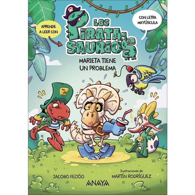 Imagen 0 de Marieta tiene un problema: Aprende a leer con los piratasaurios en letra mayúscula en su segunda aventura
