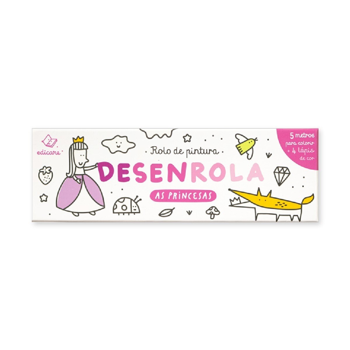 Desenrola as Princesas (Rolo de Colorir) 1