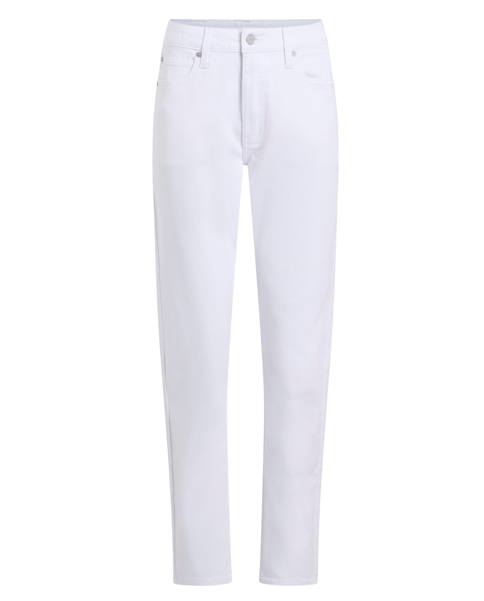 Jeans Mid Rise Slim Fit Branco-5